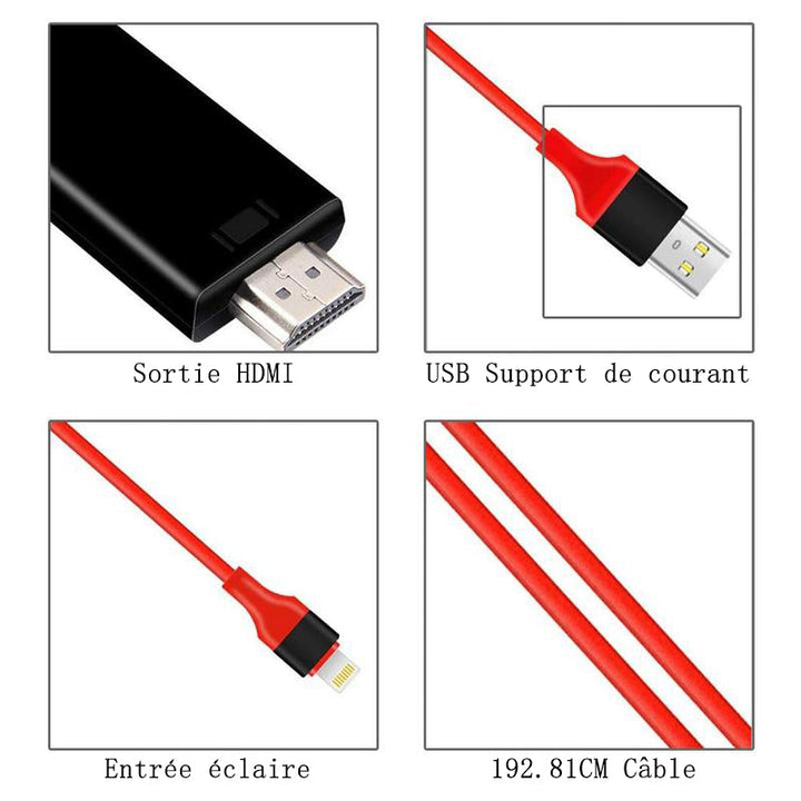 Lightning to HDMI Cable Adapter | Kalsten