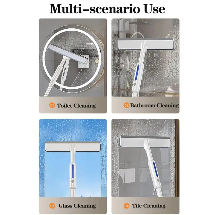 Kalsten | 3-in-1 Window Cleaner with Extension & Spray Function + 3 Cloths