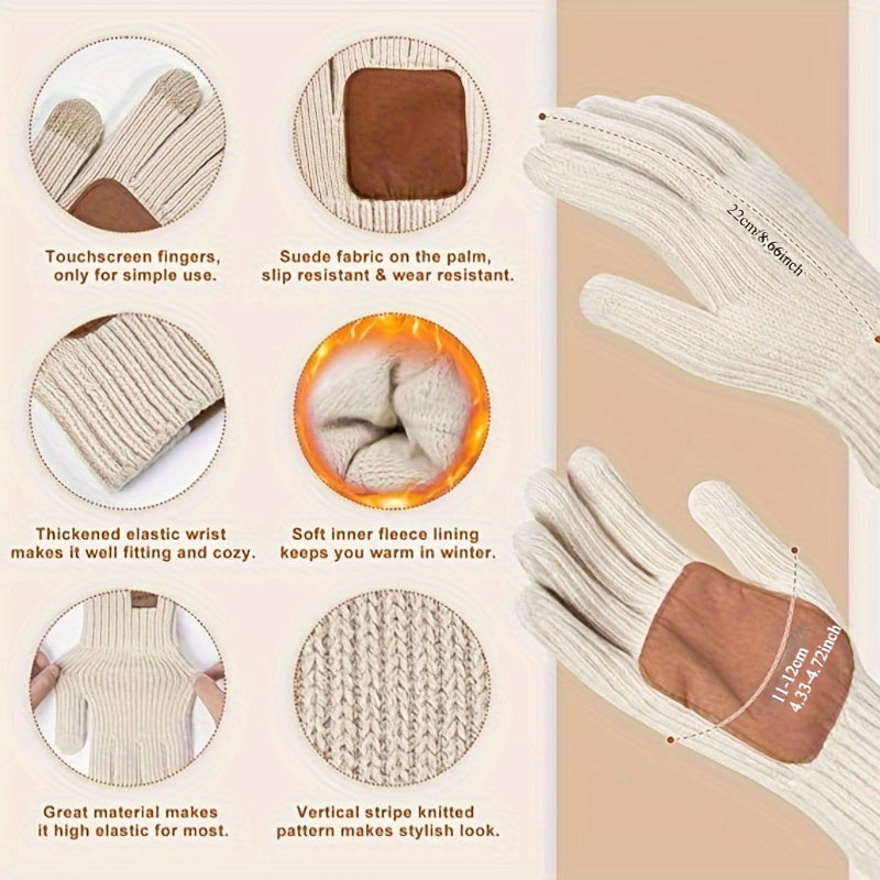 Skanto | WinterWarm 3-in-1 Set – Hat, Scarf, and Touchscreen Gloves