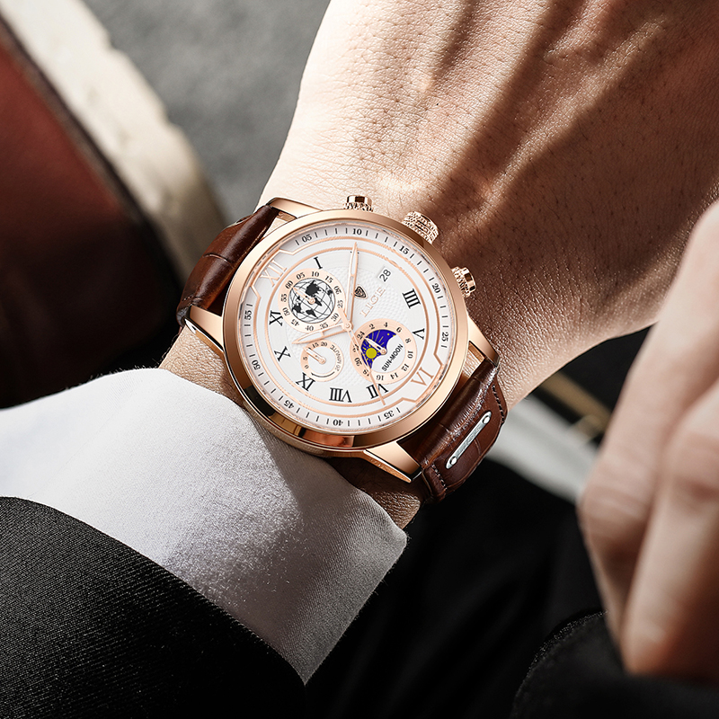Kalsten | Classic Chronograph Men’s Watch | Stylish & Functional Luxury Wristwatch for Every Occasion