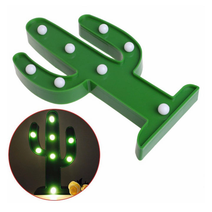 Cute Cactus Night LED Lights | Kalsten