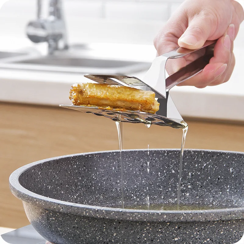 Kalsten | Stainless Steel Double-Sided Cooking Spatula Clamp Tool