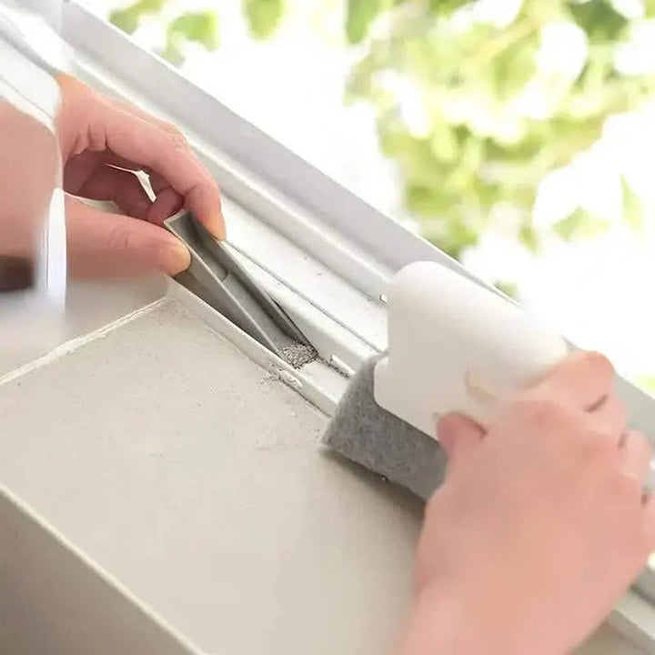 Kalsten | 3-Pack: Universal Window and Door Rail Cleaning Brush