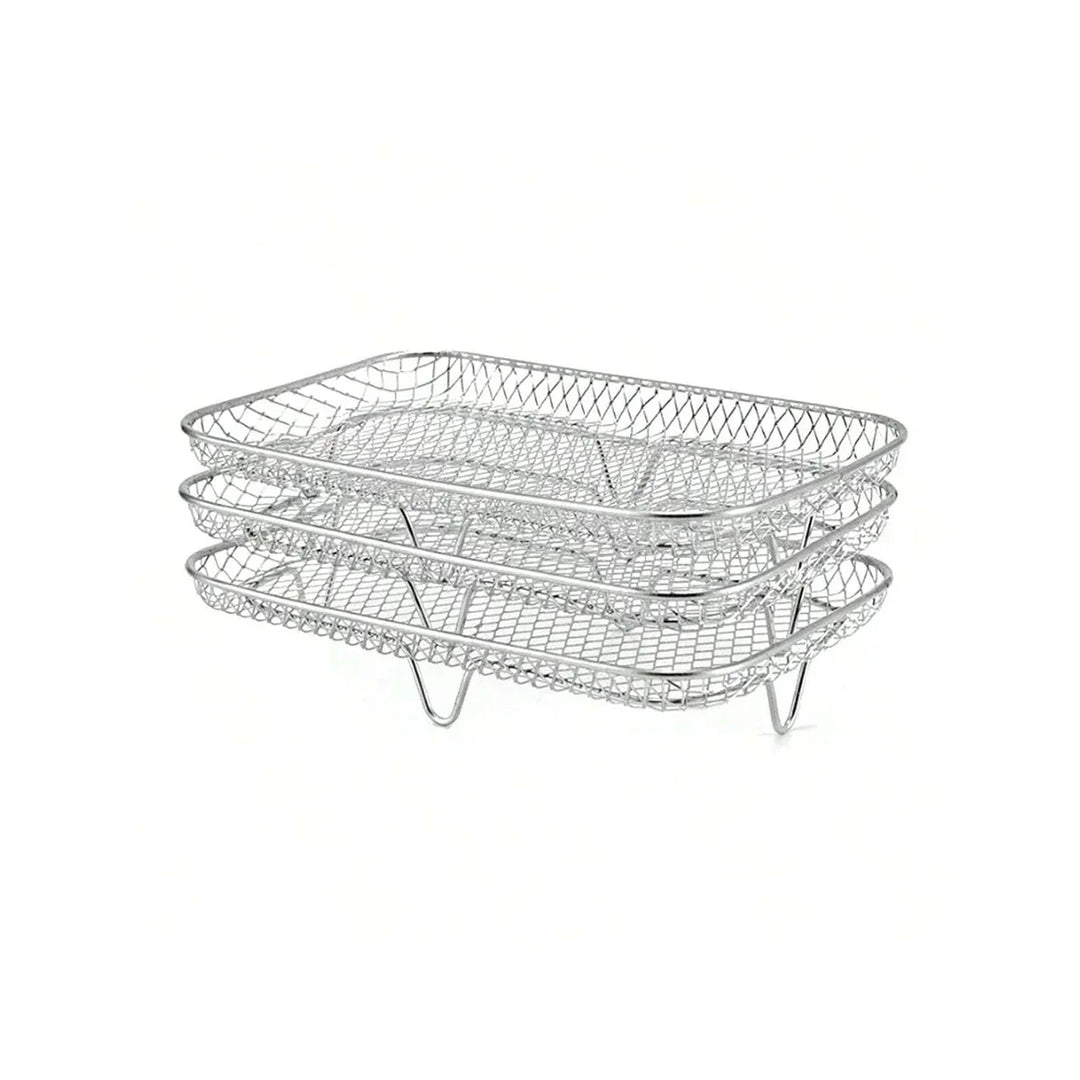 3-Tier Stainless Steel Air Fryer Rack Universal Stackable Accessory | Kalsten