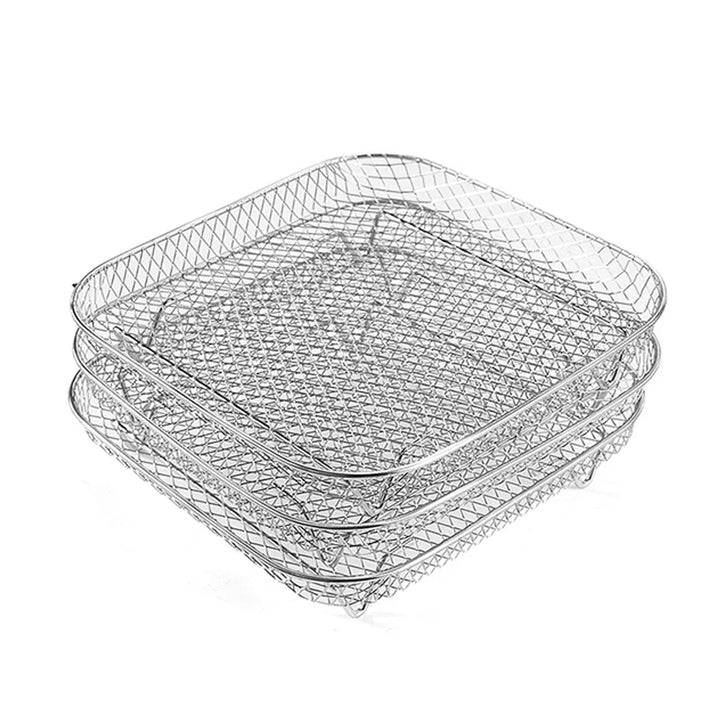 3-Tier Stainless Steel Air Fryer Rack Universal Stackable Accessory | Kalsten