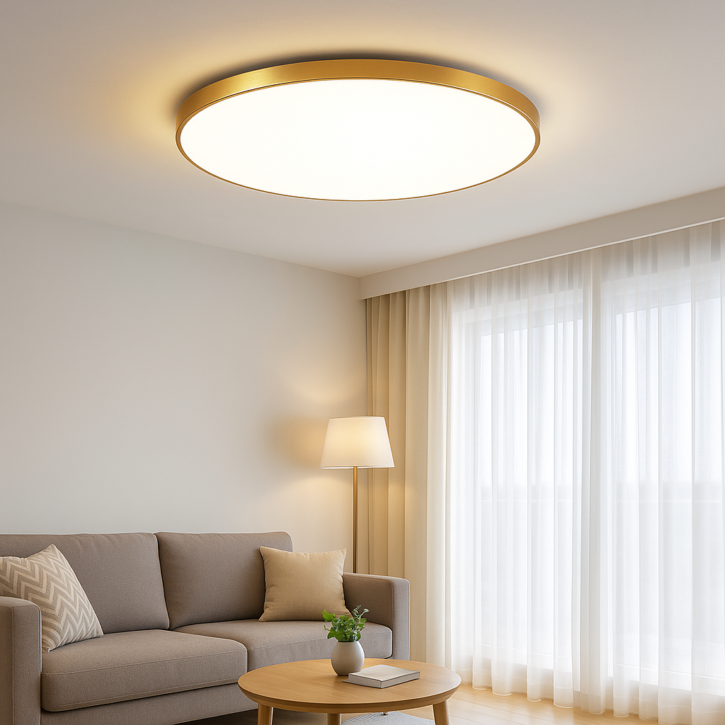 Modern Round Flush Mount LED Ceiling Lamp Kalsten