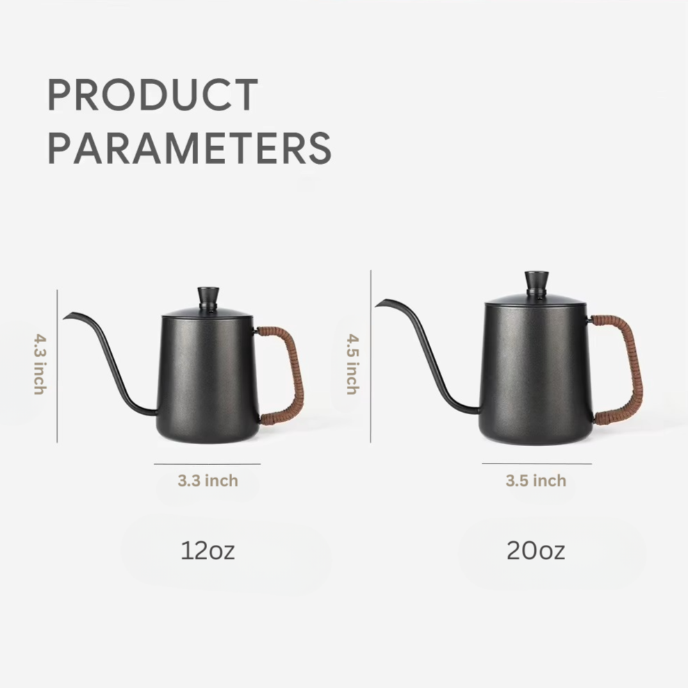 Premium Stainless Steel Coffee Pour-Over Kettle