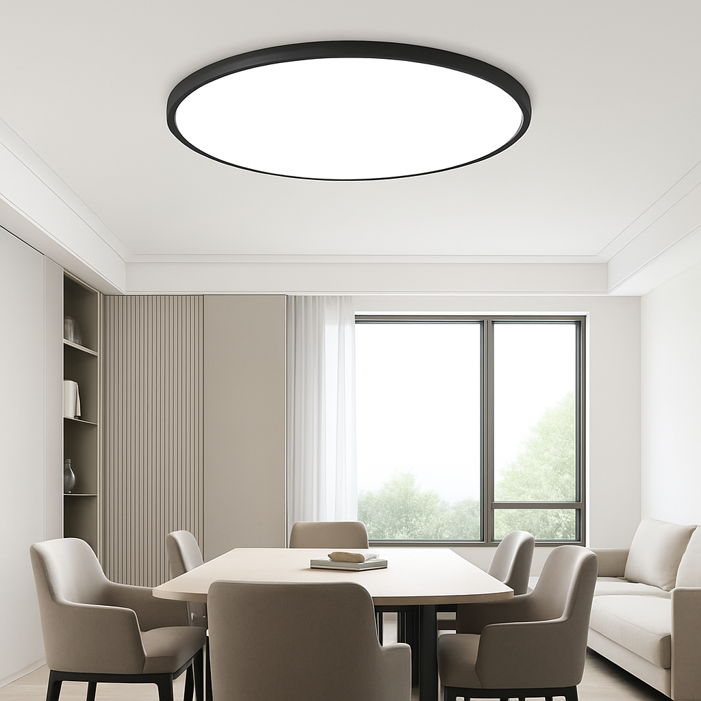 Modern Round Flush Mount LED Ceiling Lamp Kalsten