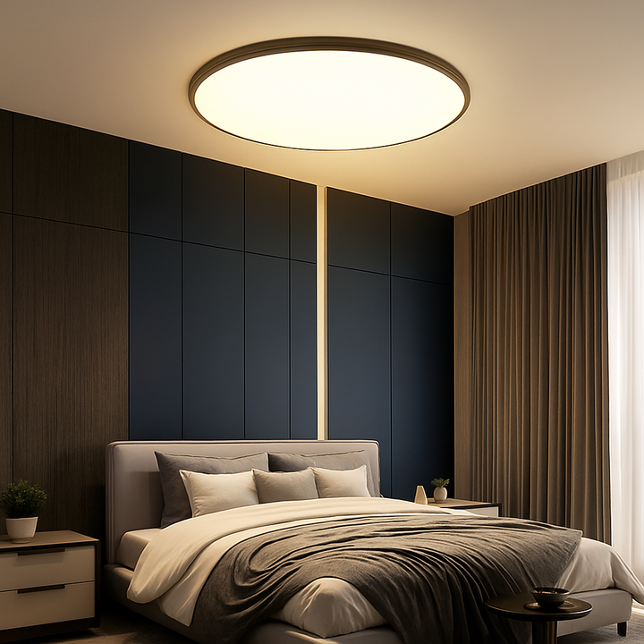 Modern Round Flush Mount LED Ceiling Lamp Kalsten
