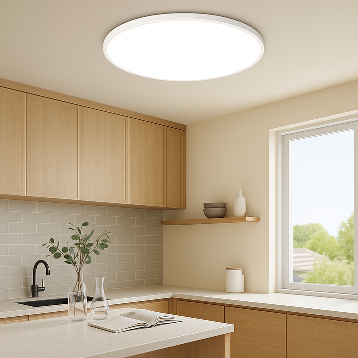 Modern Round Flush Mount LED Ceiling Lamp Kalsten