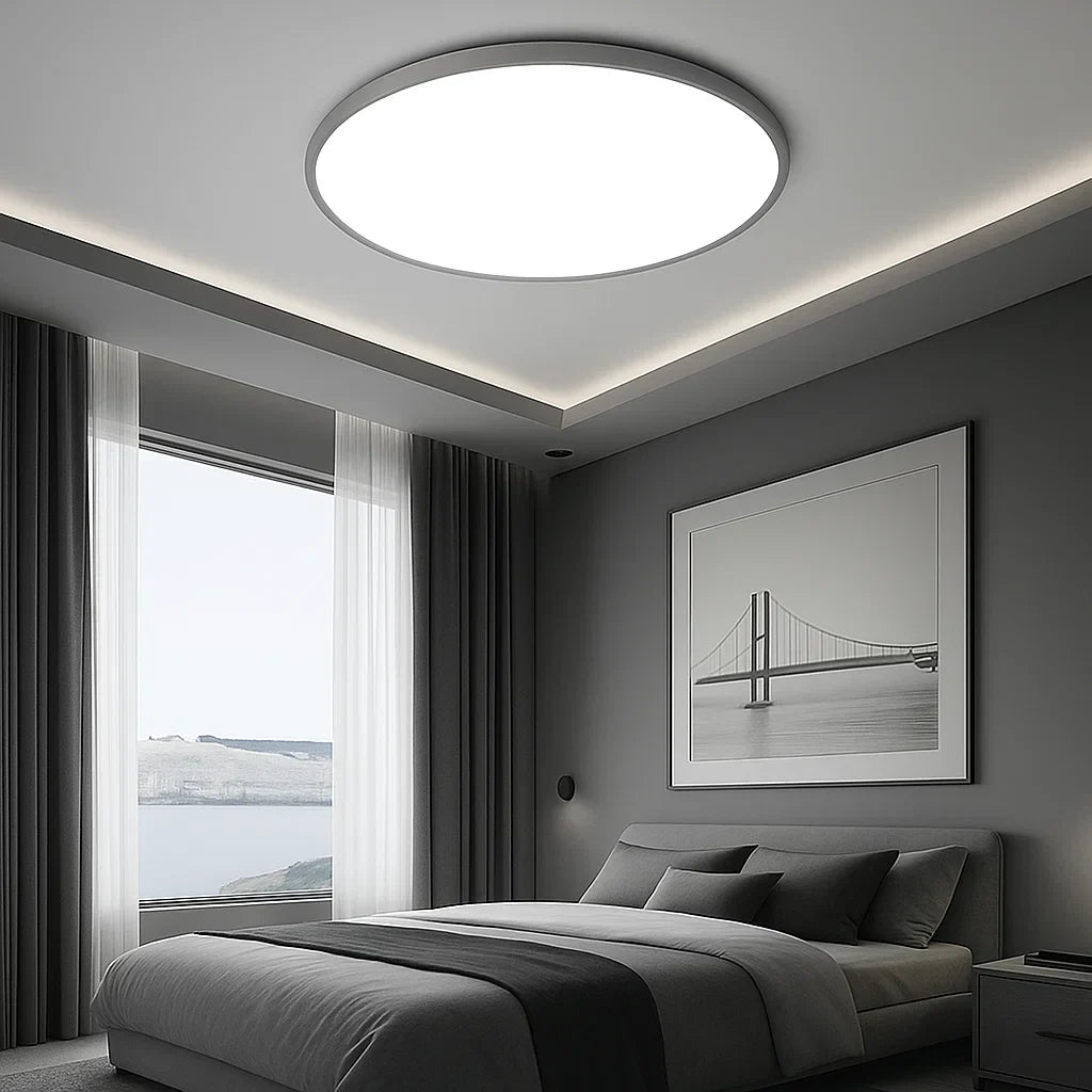 Modern Round Flush Mount LED Ceiling Lamp Kalsten