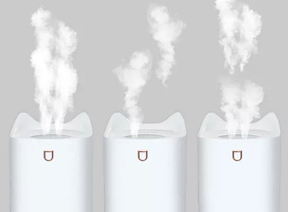 Humidifier with white LED mist diffuser