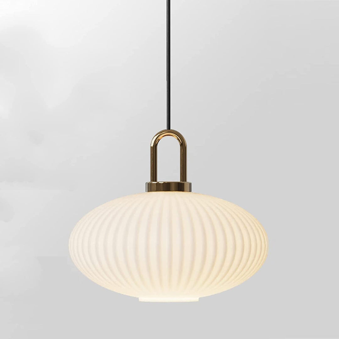Design Pumpkin Shape Glass Pendant Light | Kalsten