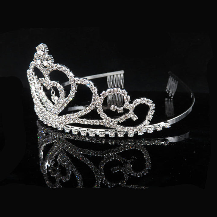 Women Glamorous Crystal Tiara Kalsten