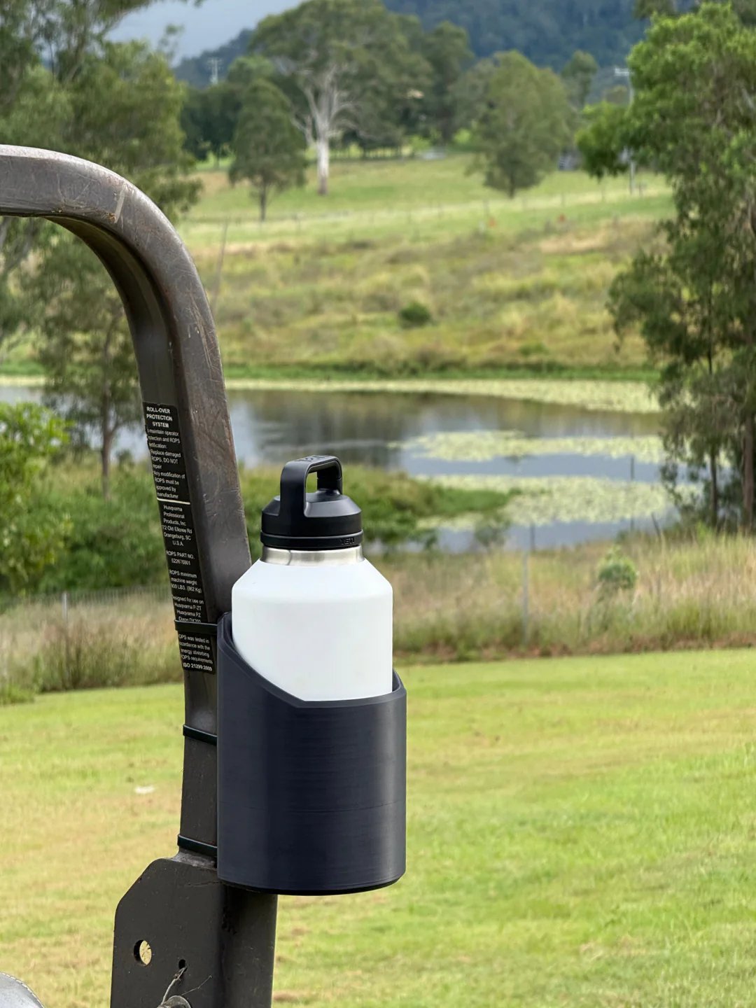 Kalsten | Magnetic Bottle Holder | Heavy-Duty Grip for Tools, Gym, or Garage | Non-Slip Bottle Mount
