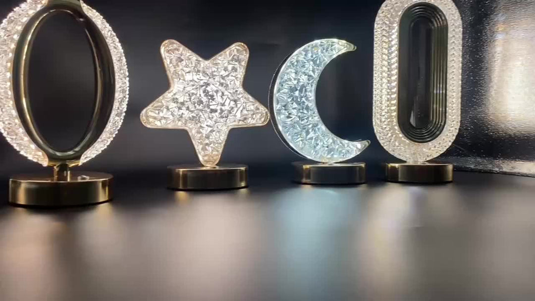 CrystalGlow Lamp - Dimmer Table Lamp with Touch Kalsten