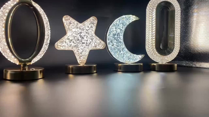 CrystalGlow Lamp - Dimmer Table Lamp with Touch Kalsten