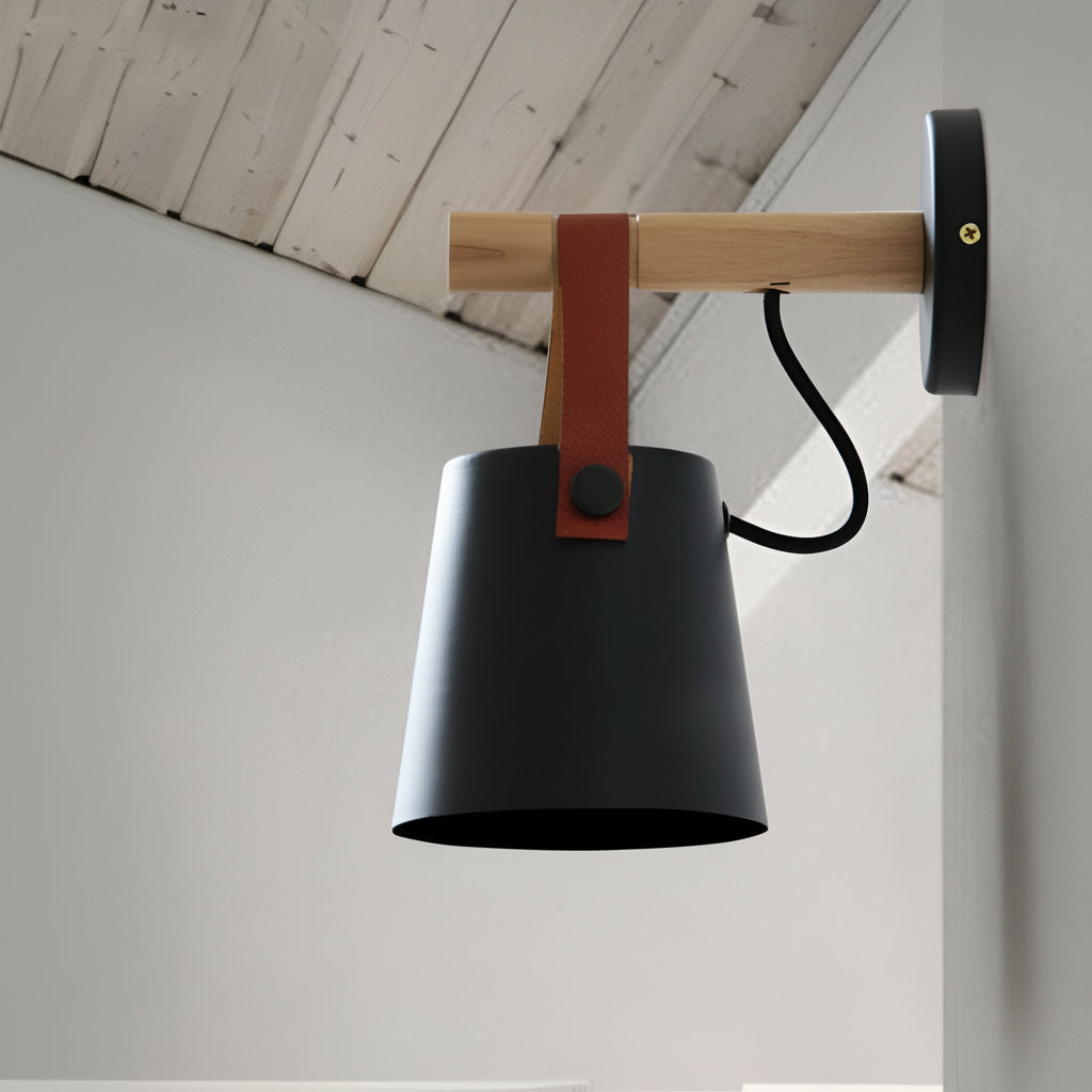 Modern Nordic Plug-In Swing Arm Wall Sconce – Adjustable Iron Bedside Reading Light | Kalsten