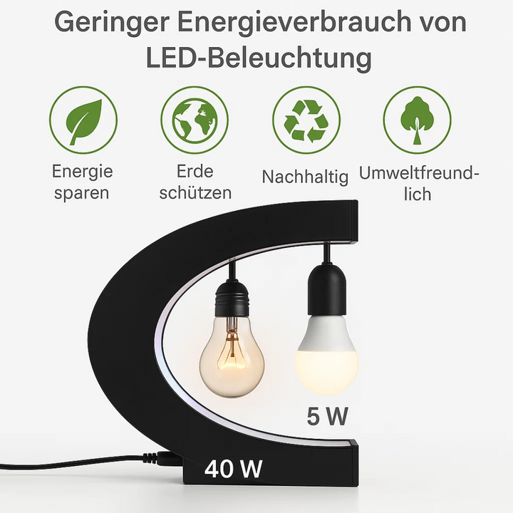 Kalsten | AstroGlobe LED World Globe – Floating Globe Lamp with Magnetic Suspension