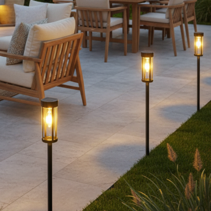 Solar LED Garden Pathway Stake Lights