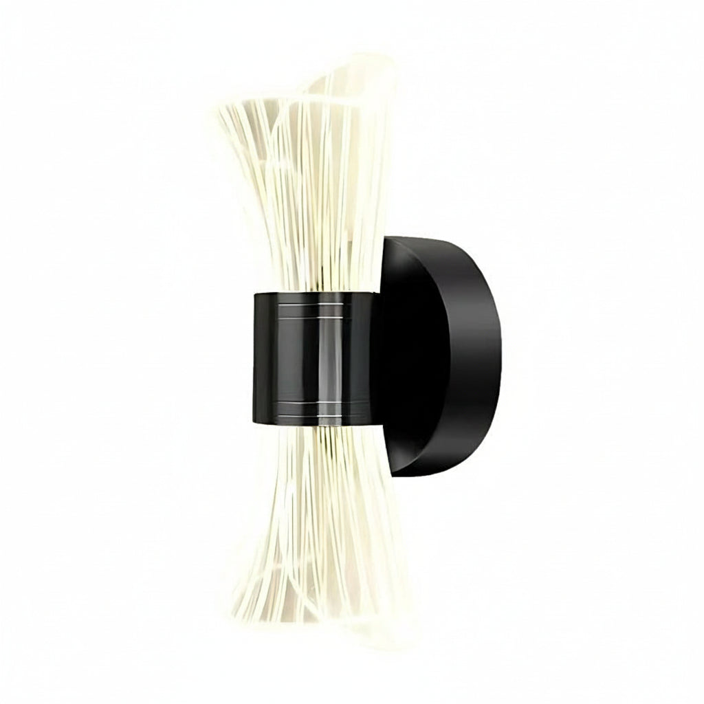 LED Wall Sconce Trumpet Shape Up Down Acrylic Metal 10W 22cm / 9in 3-Color Dimmable | Kalsten