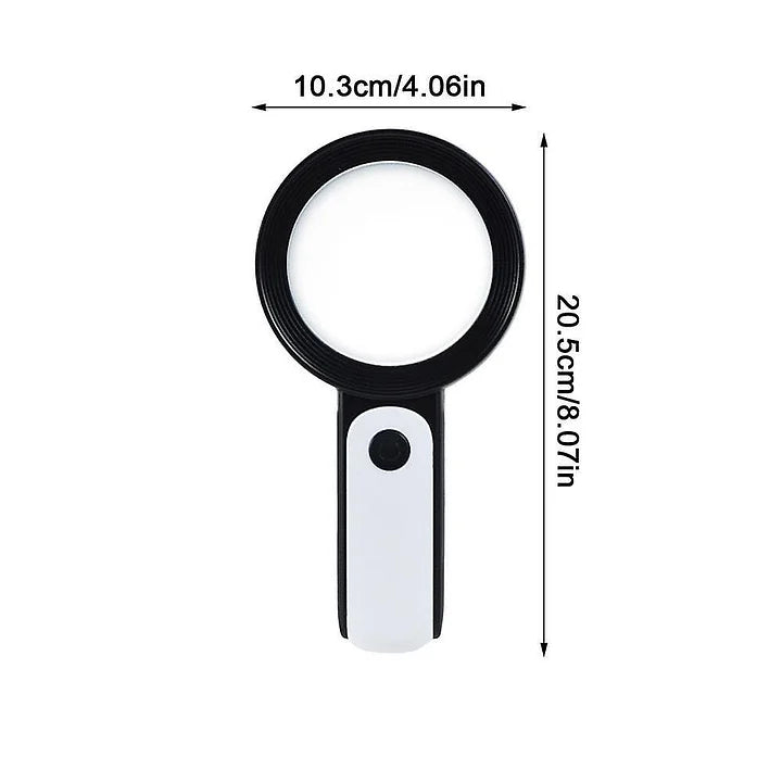 Kalsten | 30x Handheld Magnifying Glass for Seniors - ZoomXpert