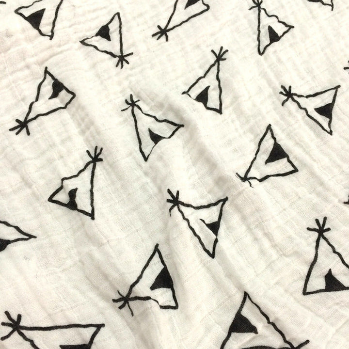 Cute Patterned Muslin Swaddle Blanket kalsten