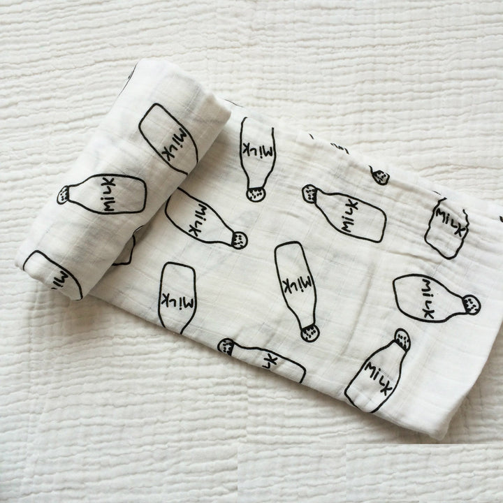Cute Patterned Muslin Swaddle Blanket kalsten