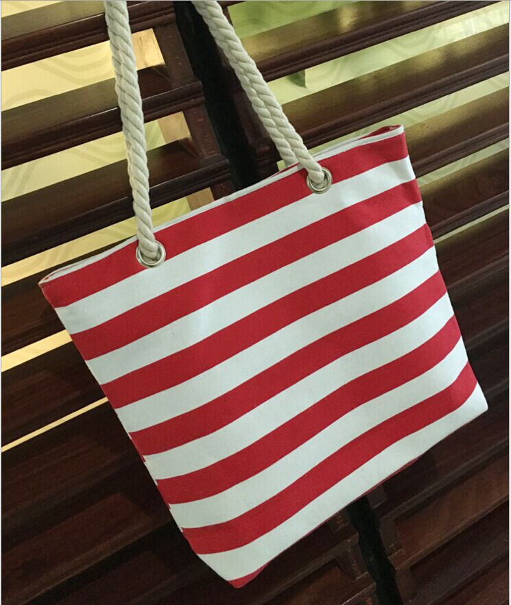 Durable beach bag with sturdy rope handles Kalsten