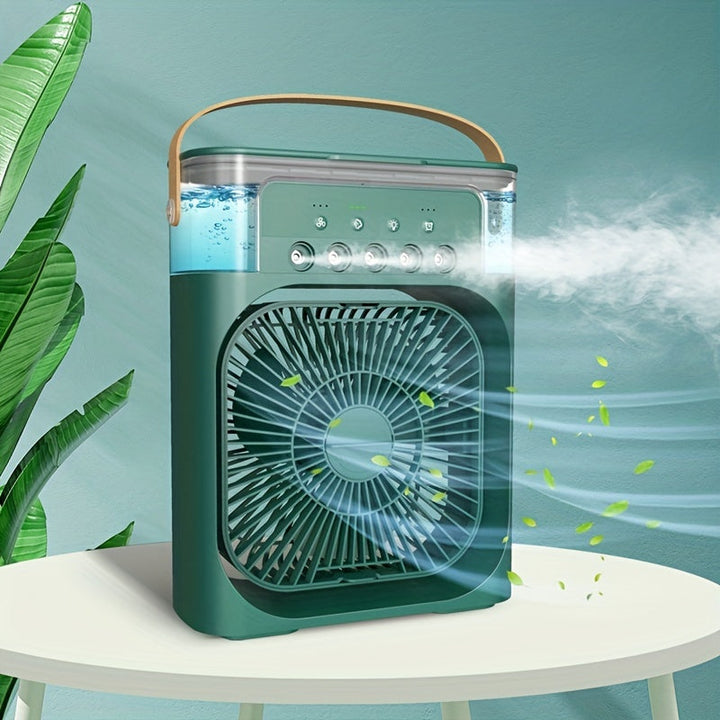 5A 2V Portable 600ml Spray Cooler Fan Desk USB Rechargeable Perfume Humidifier Air Conditioning A/C Cooling Fan 3 Wind Speeds | Kalsten