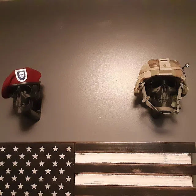 3D Skull Helmet Display Stand | Kalsten