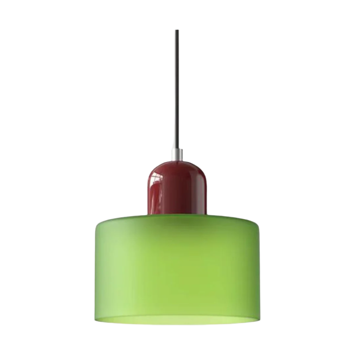 Glass pendant light – Elegant cylindrical pendant light for cozy living spaces | Kalsten