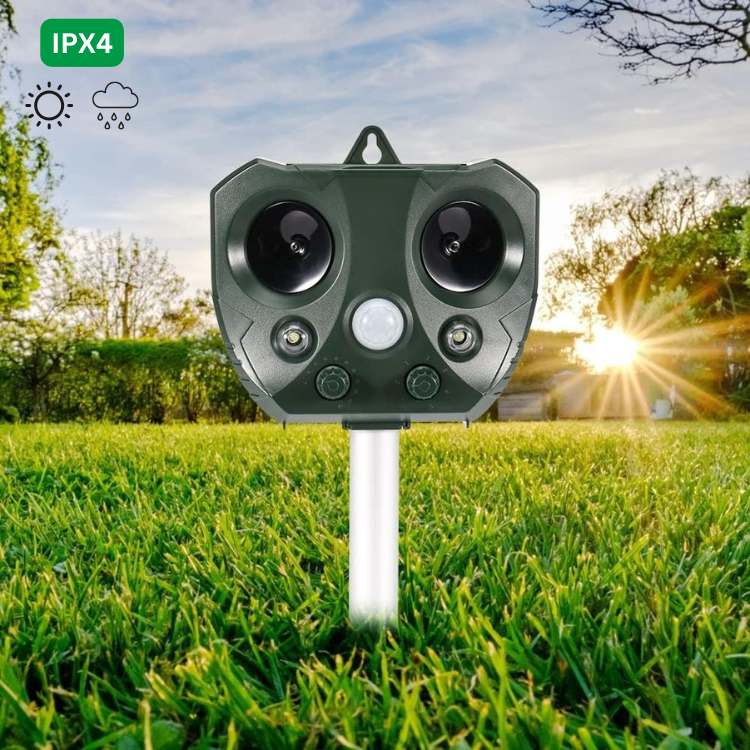 Kalsten | Ultrasonic Bird & Pest Repeller Device - Effective Pest Control for Gardens, Yards & Outdoor Spaces