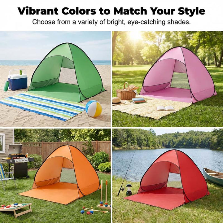 SunSail Breeze Pop-Up Beach Tent 98% UV Protection | Kalsten