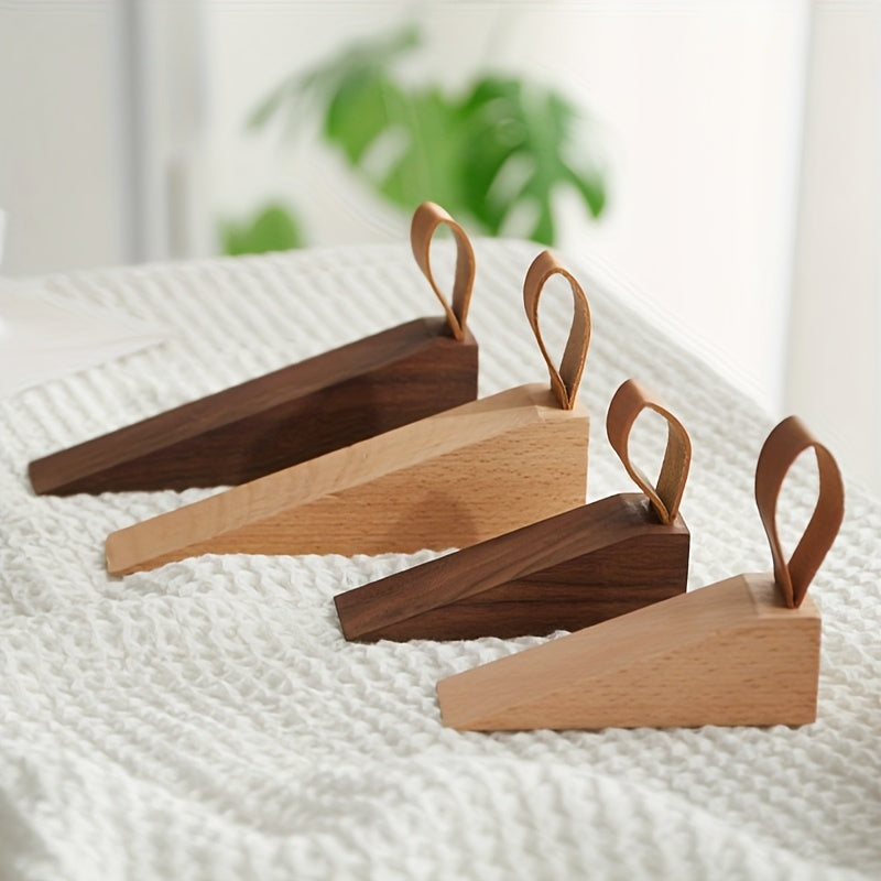 NordGrip Wooden Doorstopper – Scandinavian Design with Non-Slip Base | Kalsten