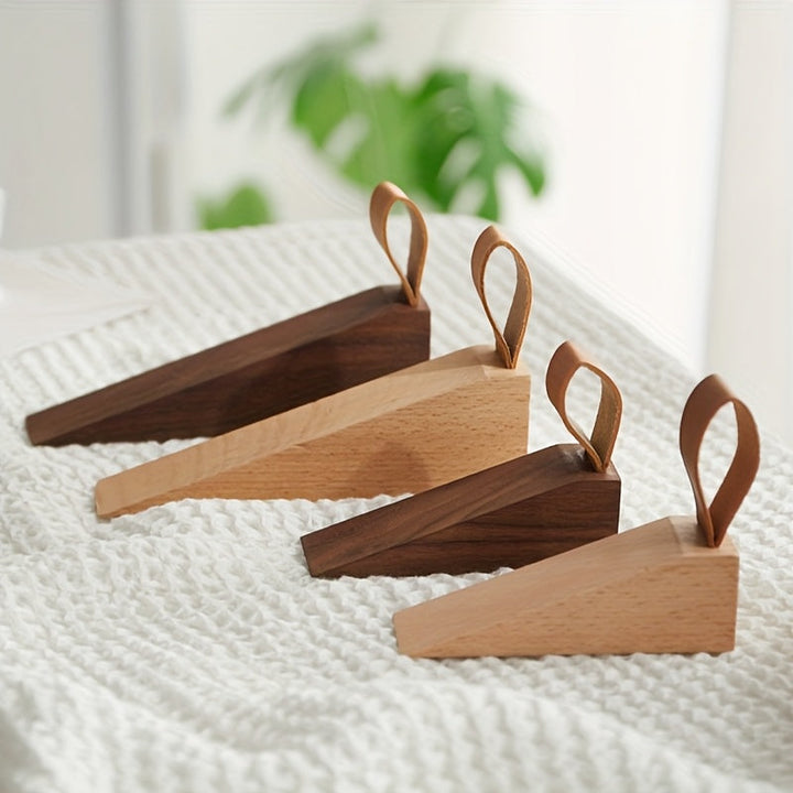 NordGrip Wooden Doorstopper – Scandinavian Design with Non-Slip Base | Kalsten