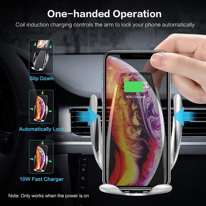 Wireless automatic mobile charger and holder for the car | Kalsten