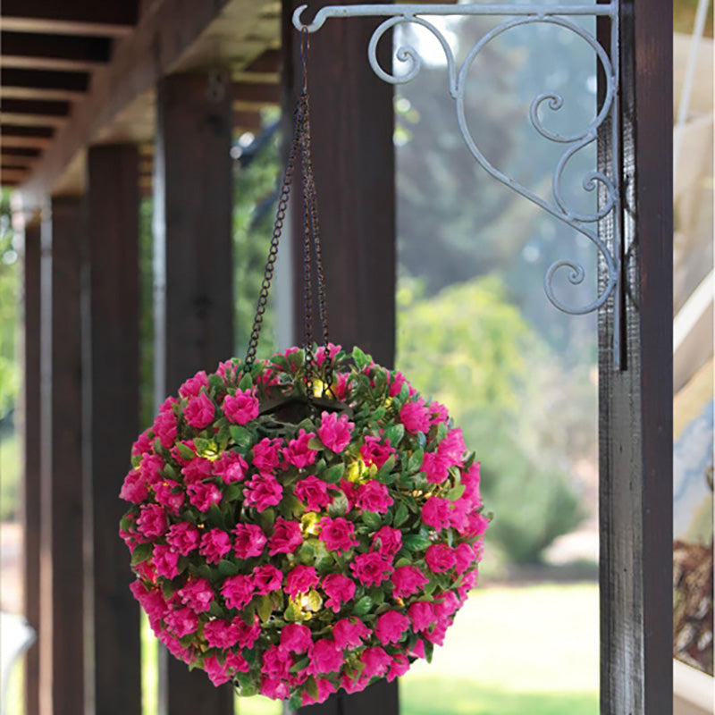 Contemporary Creative Waterproof Solar Flower Globe Plastic LED Outdoor Light For Garden | Kalsten