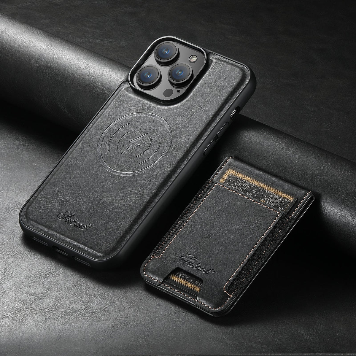Skanto | Leather Phone Case with Card Slot and MagSafe Compatibility