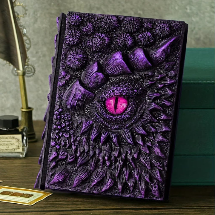 Kalsten | Dragon Eye 3D Embossed Journal - Handmade Resin Engraved Notebook