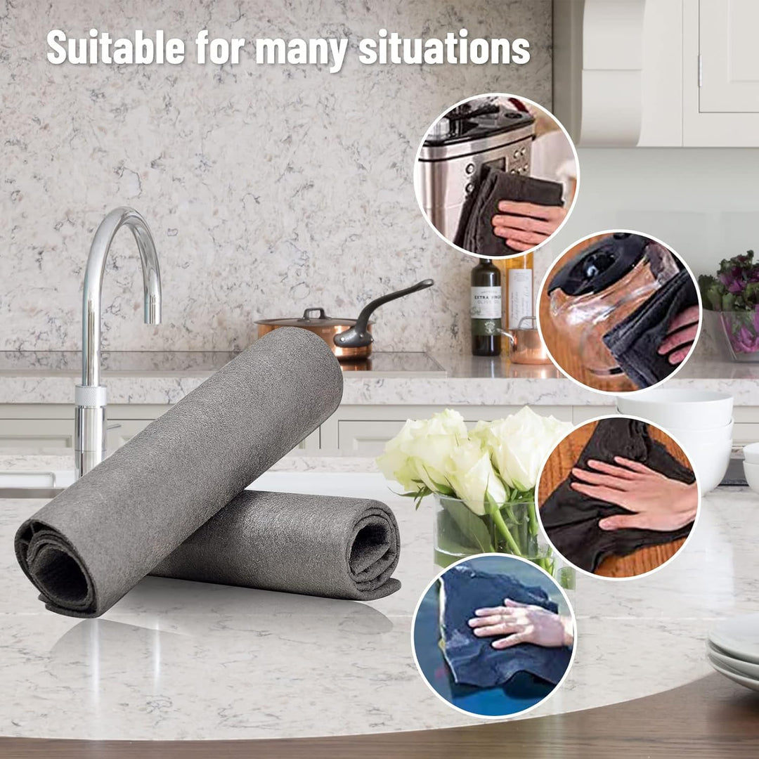 GlassyPure Premium Cleaning Cloth — Effortless shine without streaks for brilliantly clean surfaces | Kalsten