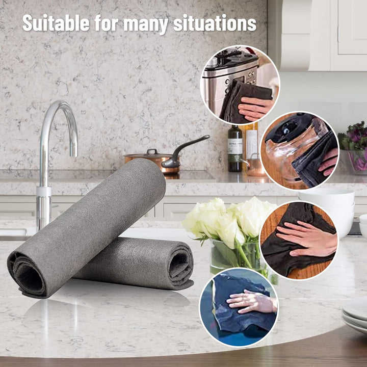 GlassyPure Premium Cleaning Cloth — Effortless shine without streaks for brilliantly clean surfaces | Kalsten