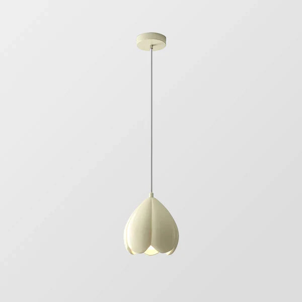 French Style Creamy Hanging Lamp Rustic Nature-Inspired Design Pendant Light | Kalsten