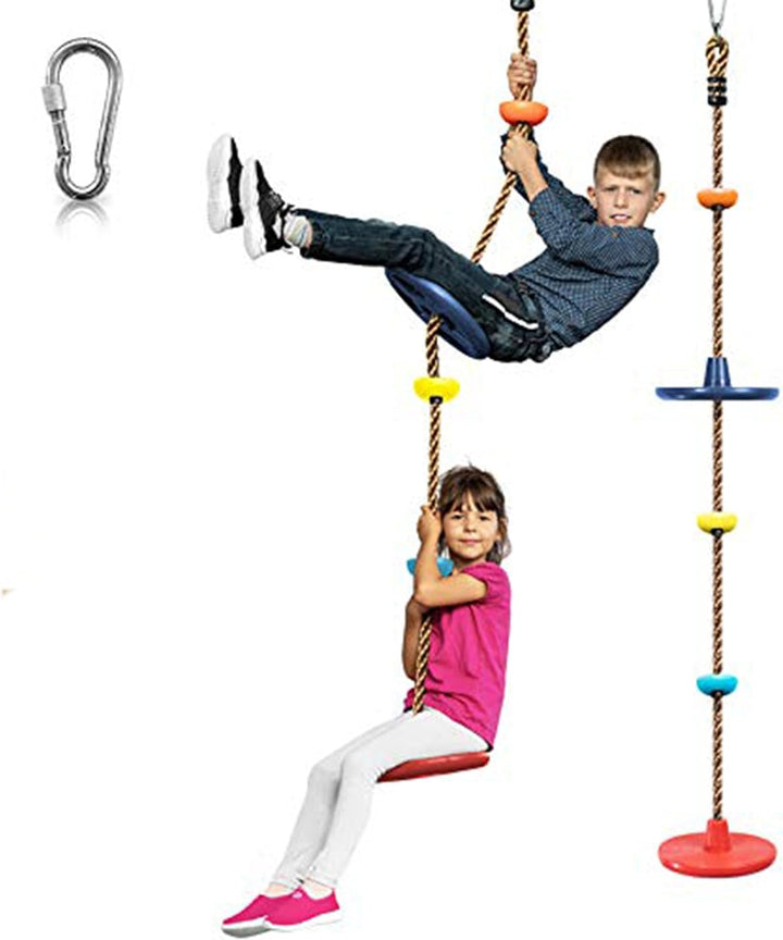 Adventurous Tree Swing Set - with Climbing Rope and Platforms for Children Kalsten