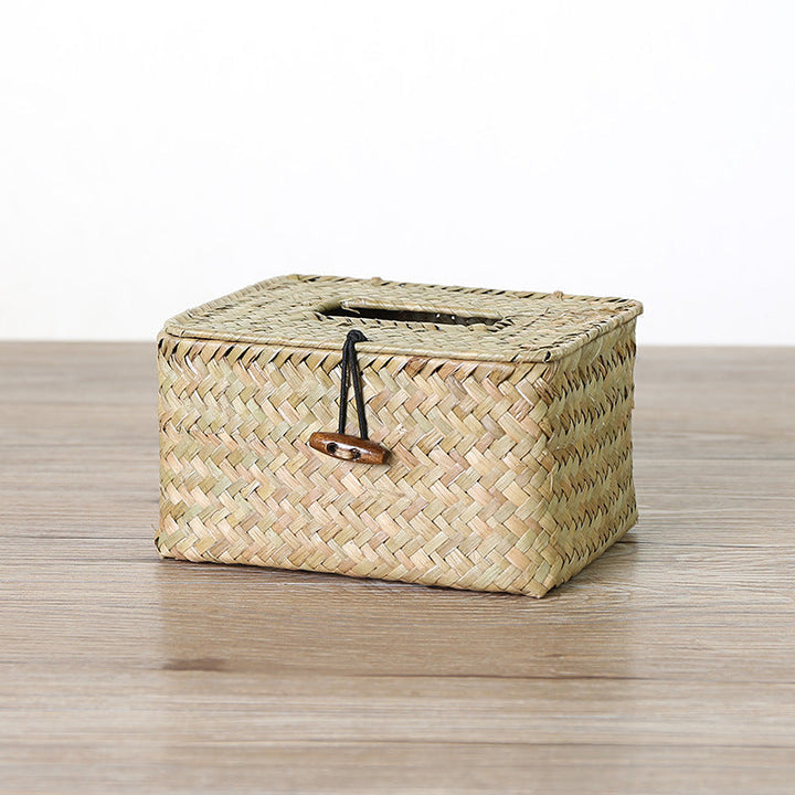 Unisex Handwoven Storage Box with Practical Lid Kalsten