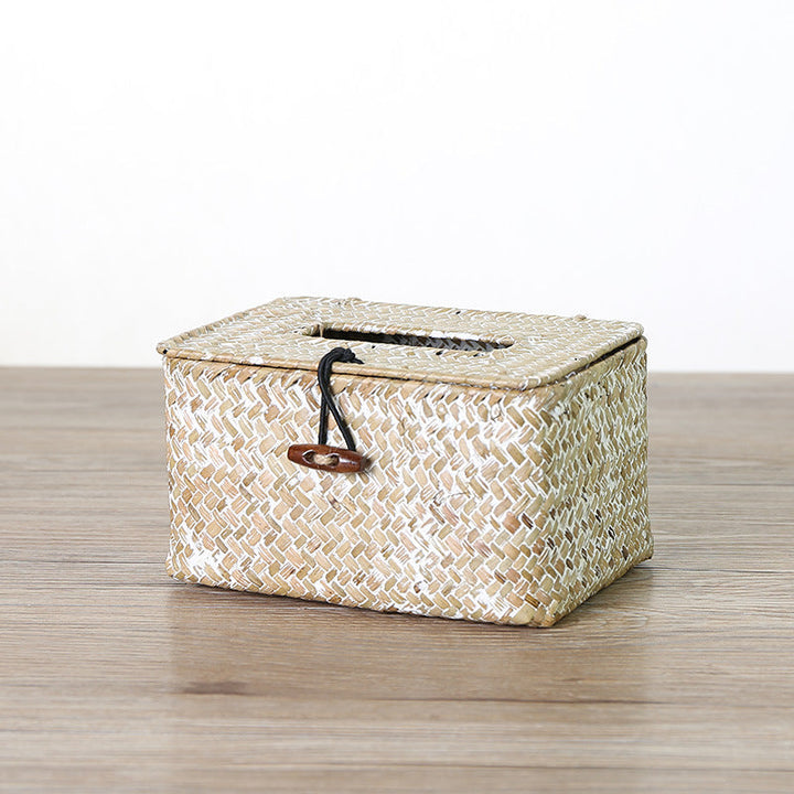 Unisex Handwoven Storage Box with Practical Lid Kalsten