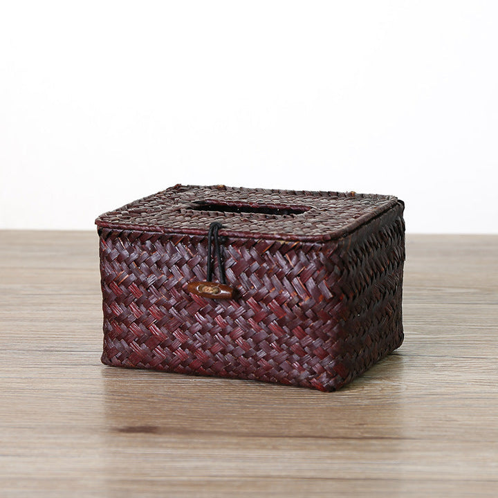 Unisex Handwoven Storage Box with Practical Lid Kalsten