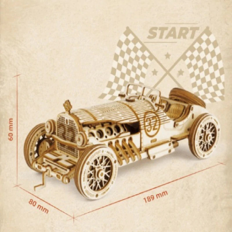 Super Wooden Mechanical Model Puzzle Set | Kalsten