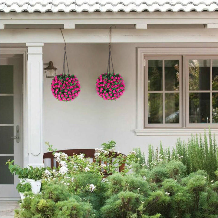 Contemporary Creative Waterproof Solar Flower Globe Plastic LED Outdoor Light For Garden | Kalsten