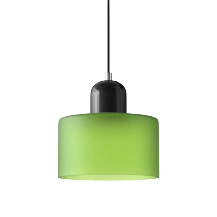 Glass pendant light – Elegant cylindrical pendant light for cozy living spaces | Kalsten